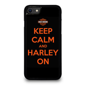 KEEP CALM AND HARLEY ON iPhone SE 2020 Case Cover