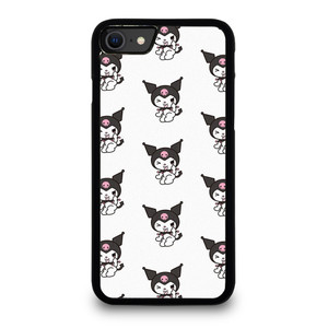 KUROMI CAT ANIME PATTERN iPhone SE 2020 Case Cover KUROMI CAT ANIME PATTERN iPhone SE 2020 Case Cover