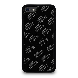 LACOSTE BLACK WHITE iPhone SE 2020 Case Cover
