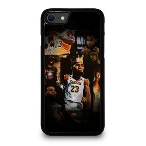 LEBRON JAMES LAKERS COLLAGE iPhone SE 2020 Case Cover
