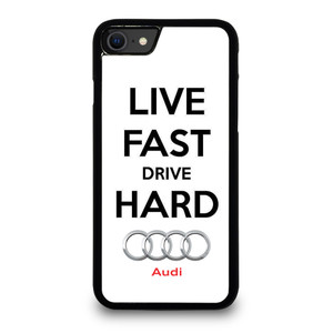 LIVE FAST DRIVE AUDI CAR iPhone SE 2020 Case Cover LIVE FAST DRIVE AUDI CAR iPhone SE 2020 Case Cover