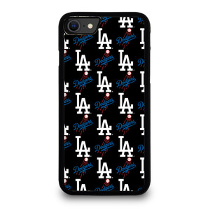 LOS ANGELES DODGERS BASEBALL PATTERN iPhone SE 2020 Case Cover