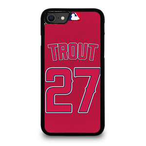 MIKE TROUT LOS ANGELES ANGELS MLB iPhone SE 2020 Case Cover