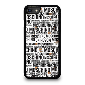 MOSCHINO ABSTRACT LOGO iPhone SE 2020 Case Cover