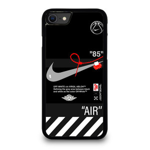 NIKE AIR JORDAN OFF WHITE STRIPES iPhone SE 2020 Case Cover