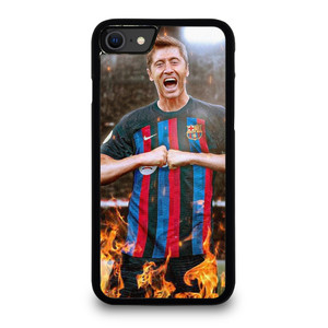 ROBERT LEWANDOWSKI FC BARCELONA iPhone SE 2020 Case Cover