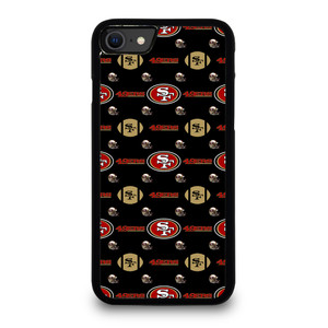 SAN FRANCISCO 49ERS FOOTBALL PATTERN iPhone SE 2020 Case Cover SAN FRANCISCO 49ERS FOOTBALL PATTERN iPhone SE 2020 Case Cover