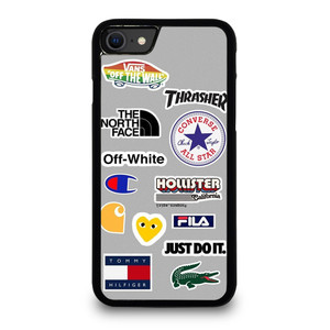SKATEBOARD BRAND STICKER COLLAGE iPhone SE 2020 Case Cover SKATEBOARD BRAND STICKER COLLAGE iPhone SE 2020 Case Cover