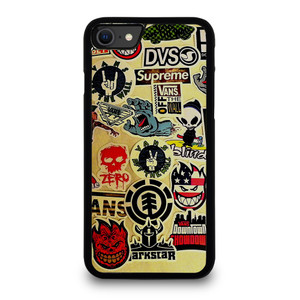 SKATEBOARDS BRAND BOMB iPhone SE 2020 Case Cover