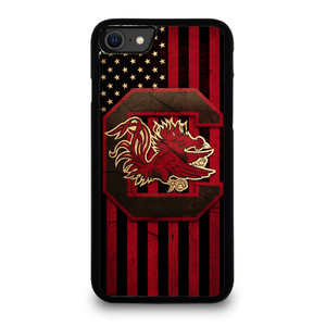 SOUTH CAROLINA GAMECOCKS FOOTBALL FLAG iPhone SE 2020 Case Cover