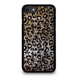 SPARKLY LEOPARD SKIN iPhone SE 2020 Case Cover