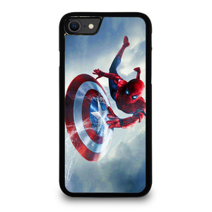 SPIDERMAN X CAPTAIN AMERICA iPhone SE 2020 Case Cover