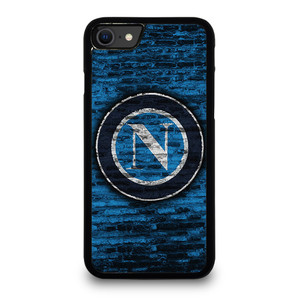 SSC NAPOLI TEXTURED LOGO iPhone SE 2020 Case Cover