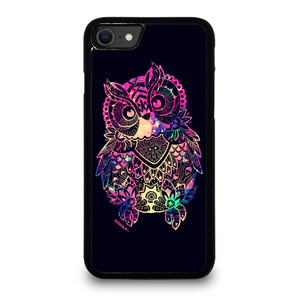 TRIBAL OWL ART iPhone SE 2020 Case Cover