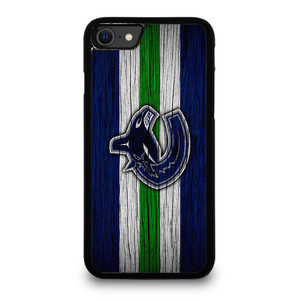 VANCOUVER CANUCKS WOODEN LOGO iPhone SE 2020 Case Cover