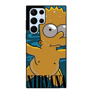 BART SIMPSONS NEVERMIND NIRVANA Samsung Galaxy S22 Ultra Case Cover
