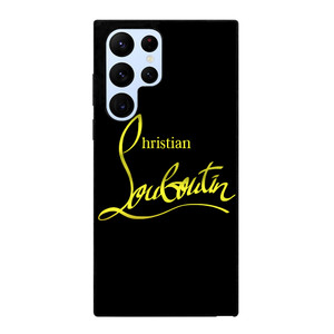 CHRISTIAN LOUBOUTIN GOLD LOGO Samsung Galaxy S22 Ultra Case Cover