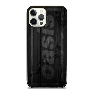 OASIS ROCK BAND WOODEN LOGO iPhone 12 Pro Case Cover