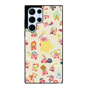 KIRBY CUTE PATTERN Samsung Galaxy S22 Ultra Case Cover