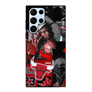 MICHAEL JORDAN CHICAGO BULLS COLLAGE Samsung Galaxy S22 Ultra Case Cover