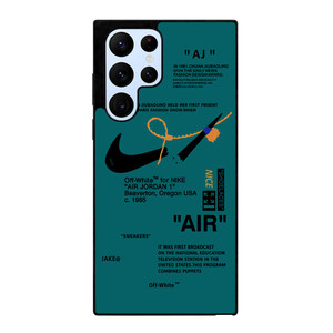 NIKE AIR OFF WHITE TOSCA Samsung Galaxy S22 Ultra Case Cover