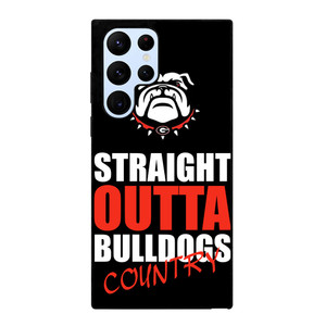 STRAIGHT OUTTA GEORGIA BULLDOGS Samsung Galaxy S22 Ultra Case Cover