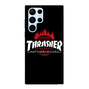 THRASHER HUF WORLDWIDE LOGO Samsung Galaxy S22 Ultra Case Cover