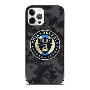 PHILADELPHIA UNION MLS BLACK CAMO iPhone 12 Pro Case Cover
