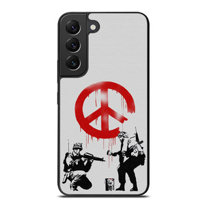 BANKSY ART PEACE Samsung Galaxy S22 Plus Case Cover BANKSY ART PEACE Samsung Galaxy S22 Plus Case Cover
