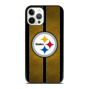 PITTSBURGH STEELERS NFL METAL STRIPE iPhone 12 Pro Case Cover