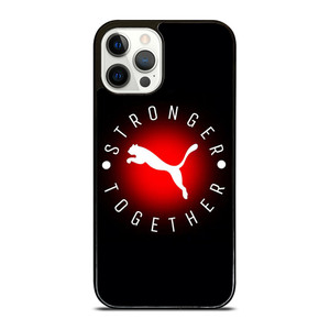 PUMA STRONGER TOGETHER iPhone 12 Pro Case Cover PUMA STRONGER TOGETHER iPhone 12 Pro Case Cover