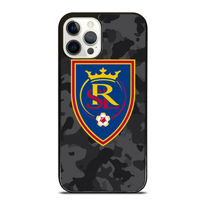 REAL SALT LAKE MLS BLACK CAMO iPhone 12 Pro Case Cover REAL SALT LAKE MLS BLACK CAMO iPhone 12 Pro Case Cover