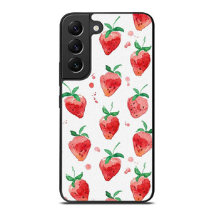 STRAWBERRY BRUSHED PATTERN Samsung Galaxy S22 Plus Case Cover STRAWBERRY BRUSHED PATTERN Samsung Galaxy S22 Plus Case Cover