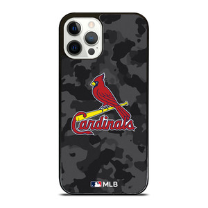 SAINT LOUIS CARDINALS BASEBALL BLACK CAMO iPhone 12 Pro Case Cover
