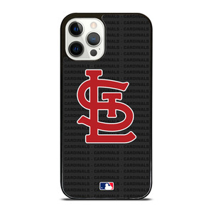 SAINT LOUIS CARDINALS BASEBALL BLACK iPhone 12 Pro Case Cover