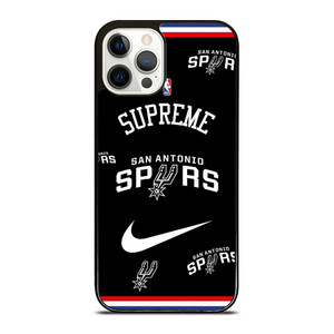 SAN ANTONIO SPURS NBA X SUPREME NIKE iPhone 12 Pro Case Cover