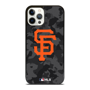 SAN FRANCISCO GIANTS BASEBALL BLACK CAMO iPhone 12 Pro Case Cover
