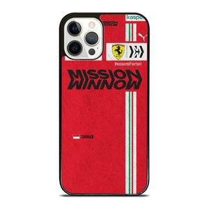 SCUDERIA FERRARI F1 JERSEY 2021 iPhone 12 Pro Case Cover
