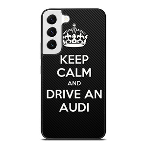 KEEP CALM AND DRIVE AUDI CARBON Samsung Galaxy S22 Case Cover KEEP CALM AND DRIVE AUDI CARBON Samsung Galaxy S22 Case Cover