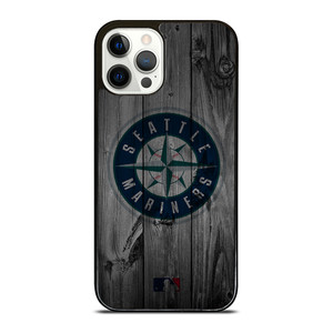 SEATTLE MARINERS BASEBALL MLB WOOD LOGO iPhone 12 Pro Case Cover