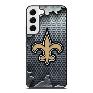 NEW ORLEANS SAINTS BROKEN METAL Samsung Galaxy S22 Case Cover NEW ORLEANS SAINTS BROKEN METAL Samsung Galaxy S22 Case Cover
