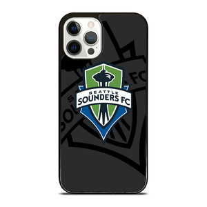 SEATTLE SOUNDERS FC MLS BLACK iPhone 12 Pro Case Cover