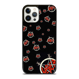SLAYER ROCK BAND PATTERN iPhone 12 Pro Case Cover