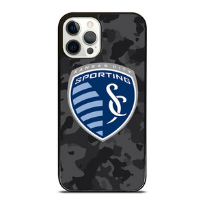 SPORTING KANSAS CITY MLS BLACK CAMO iPhone 12 Pro Case Cover