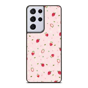 CUTE STRAWBERRY PATTERN Samsung Galaxy S21 Ultra Case Cover CUTE STRAWBERRY PATTERN Samsung Galaxy S21 Ultra Case Cover