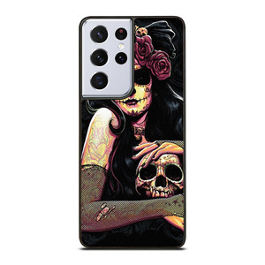 DIA DE LOS MUERTOS ART Samsung Galaxy S21 Ultra Case Cover