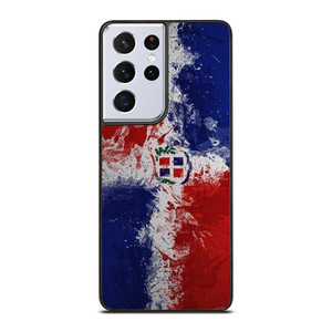 DOMINICAN REPUBLIC FLAG ART Samsung Galaxy S21 Ultra Case Cover