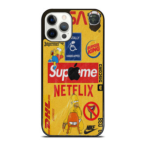 SUPREME NETFLIX COLLAGE iPhone 12 Pro Case Cover