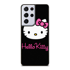 HELLO KITTY BLACK Samsung Galaxy S21 Ultra Case Cover
