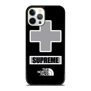 SUPREME X THE NORTH FACE GREY iPhone 12 Pro Case Cover